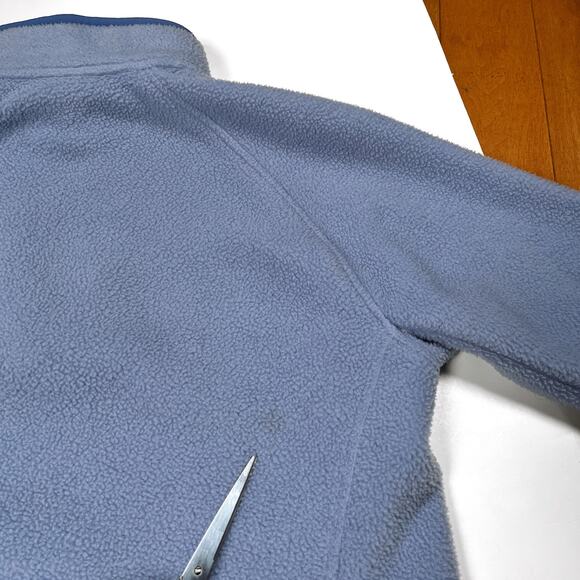 Patagonia Classic Womens Synchilla Marsupial 1/4 Zip Pullover Fleece Small Blue - Picture 13 of 16